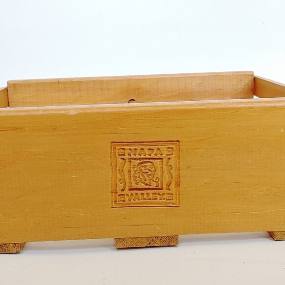 NAPA VALLEY Cassette Tape Holder DOUBLE RACK Wooden Storage Solution 24 Cassette - Picture 6 of 7